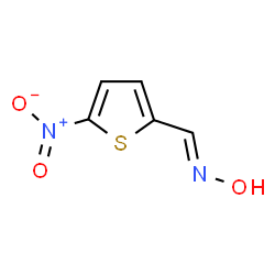 ChemSpider 2D Image | 5-nitro-2-thiophenecarbaldehyde oxime | C5H4N2O3S