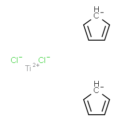 ChemSpider 2D Image | cyclopenta-1,3-diene;titanium(2+);dichloride | C10H10Cl2Ti