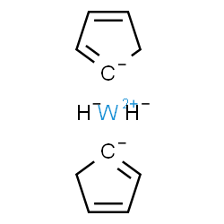ChemSpider 2D Image | cyclopenta-1,3-diene;hydride;tungsten(2+) | C10H12W
