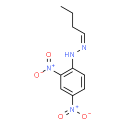 ChemSpider 2D Image | (1Z)-1-Butylidene-2-(2,4-dinitrophenyl)hydrazine | C10H12N4O4