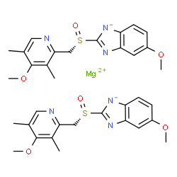 ChemSpider 2D Image | Esomeprazole Magnesium | C34H36MgN6O6S2
