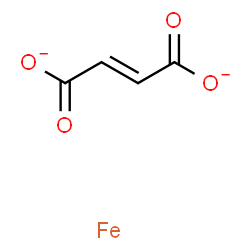 ChemSpider 2D Image | 2-Butenedioate, (2E)-, iron salt (1:1) | C4H2FeO4