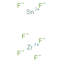 ChemSpider 2D Image | Tin(2+) zirconium(4+) fluoride (1:1:6) | F6SnZr