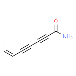 ChemSpider 2D Image | (6Z)-6-Octene-2,4-diynamide | C8H7NO
