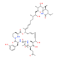 ChemSpider 2D Image | (3S,6S,9R,10R,11S,12S,15E,18S,21S)-18-{(2E,4E,8S,9S)-10-[(2S,3R,4S,5S,6R,9S,11S)-9-Ethyl-4-hydroxy-3,5,11-trimethyl-8-oxo-1-oxa-7-azaspiro[5.5]undec-2-yl]-9-hydroxy-8-methyl-2,4-decadien-2-yl}-10,12-d
ihydroxy-3-(3-hydroxybenzyl)-6-isopropyl-11-methyl-9-(3-oxobutyl)-19-oxa-1,4,7,25-tetraazabicyclo[19.3.1]pentacosa-13,15-diene-2,5,8,20-tetrone | C60H91N5O13