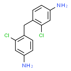 ChemSpider 2D Image | 4,4'-Methylenebis(2-chloroaniline) | C13H12Cl2N2