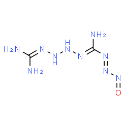 ChemSpider 2D Image | 1-[(4E)-4-{Amino[(1E)-3-oxo-1-triazen-1-yl]methylene}tetraazanylidene]methanediamine | C2H8N10O