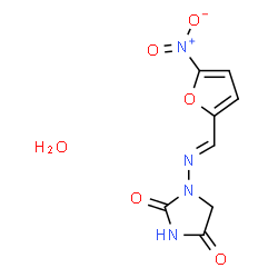 ChemSpider 2D Image | NITROFURANTOIN MONOHYDRATE | C8H8N4O6