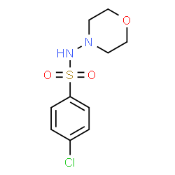 ChemSpider 2D Image | 4-Chloro-N-morpholinobenzenesulfonamide | C10H13ClN2O3S