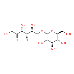 ChemSpider 2D Image | 6-O-alpha-L-Glucopyranosyl-L-fructose | C12H22O11