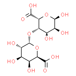 ChemSpider 2D Image | 4-O-alpha-L-Galactopyranuronosyl-alpha-L-galactopyranuronic acid | C12H18O13