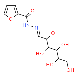 ChemSpider 2D Image | N'-[(1E)-2,3,4,5,6-Pentahydroxyhexylidene]-2-furohydrazide | C11H16N2O7