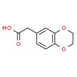 ChemSpider 2D Image | 1,4-Benzodioxane-6-acetic acid | C10H10O4