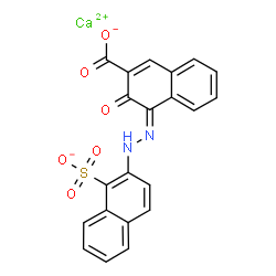 ChemSpider 2D Image | Calcium (4Z)-3-oxo-4-[(1-sulfonato-2-naphthyl)hydrazono]-3,4-dihydro-2-naphthalenecarboxylate | C21H12CaN2O6S