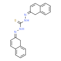 ChemSpider 2D Image | N'',N'''-Di-(2E)-2(1H)-naphthalenylidenethiocarbonohydrazide | C21H18N4S