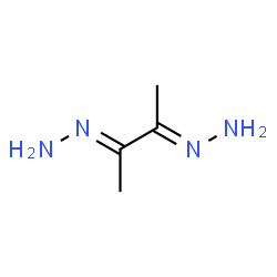 ChemSpider 2D Image | (1E,1'E)-1,1'-[(2E,3E)-2,3-Butanediylidene]dihydrazine | C4H10N4