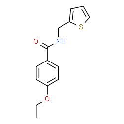 ChemSpider 2D Image | 4-Ethoxy-N-(2-thienylmethyl)benzamide | C14H15NO2S