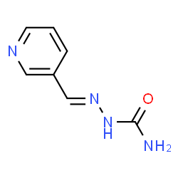 ChemSpider 2D Image | nicotinaldehyde semicarbazone | C7H8N4O