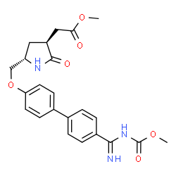 ChemSpider 2D Image | lefradafiban | C23H25N3O6