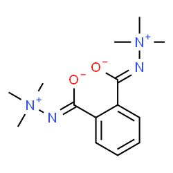 ChemSpider 2D Image | (Z,Z)-1,2-Phenylenebis[(2,2,2-trimethyldiazan-2-ium-1-ylidene)methanolate] | C14H22N4O2