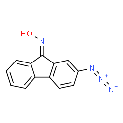 ChemSpider 2D Image | 2-azido-9-fluorenone oxime | C13H8N4O