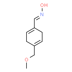 ChemSpider 2D Image | (E)-N-Hydroxy-1-[4-(methoxymethyl)-1,4-cyclohexadien-1-yl]methanimine | C9H13NO2