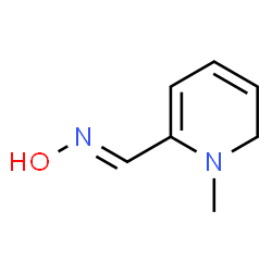 ChemSpider 2D Image | (E)-N-Hydroxy-1-(1-methyl-1,6-dihydro-2-pyridinyl)methanimine | C7H10N2O