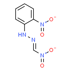 ChemSpider 2D Image | nitromethanal-2-nitrophenylhydrazone | C7H6N4O4