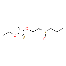 ChemSpider 2D Image | O-Ethyl O-{2-[(S)-propylsulfinyl]ethyl} methylphosphonothioate | C8H19O3PS2