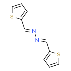 ChemSpider 2D Image | 1,2-di(2-thienylmethylidene)hydrazine | C10H8N2S2