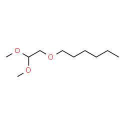 ChemSpider 2D Image | 1-(2,2-Dimethoxyethoxy)hexane | C10H22O3