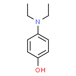 ChemSpider 2D Image | 4-(Diethylamino)phenol | C10H15NO