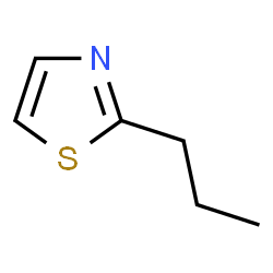 ChemSpider 2D Image | 2-Propyl-1,3-thiazole | C6H9NS