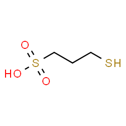 ChemSpider 2D Image | 3-mercaptopropanesulphonic acid | C3H8O3S2