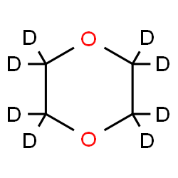 ChemSpider 2D Image | p-Dioxane-d8 | C4D8O2
