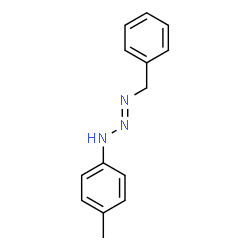 ChemSpider 2D Image | 1-Benzyl-3-p-tolyltriazene | C14H15N3