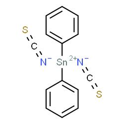 ChemSpider 2D Image | diphenyltin diisothiocyanate | C14H10N2S2Sn