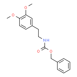 ChemSpider 2D Image | Benzyl [2-(3,4-dimethoxyphenyl)ethyl]carbamate | C18H21NO4