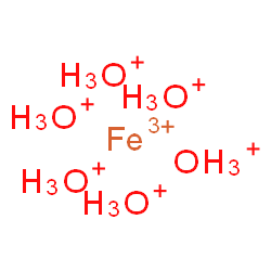 ChemSpider 2D Image | ferric hexaoxonium | H18FeO6