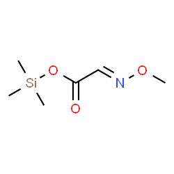 ChemSpider 2D Image | Trimethylsilyl (2E)-(methoxyimino)acetate | C6H13NO3Si