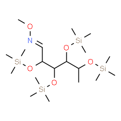 ChemSpider 2D Image | (1E)-N-Methoxy-2,3,4,5-tetrakis[(trimethylsilyl)oxy]-1-hexanimine | C19H47NO5Si4