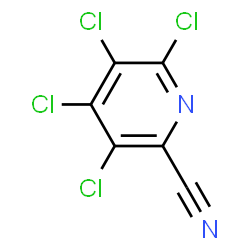 ChemSpider 2D Image | TETRACHLOROPICOLINONITRILE | C6Cl4N2