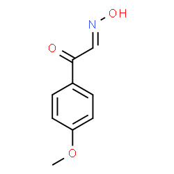 ChemSpider 2D Image | (2E)-2-(Hydroxyimino)-1-(4-methoxyphenyl)ethanone | C9H9NO3