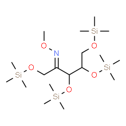 ChemSpider 2D Image | (5E)-N-Methoxy-2,2,10,10-tetramethyl-6,7-bis[(trimethylsilyl)oxy]-3,9-dioxa-2,10-disilaundecan-5-imine | C18H45NO5Si4