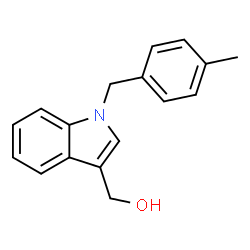 ChemSpider 2D Image | [1-(4-Methylbenzyl)-1H-indol-3-yl]methanol | C17H17NO