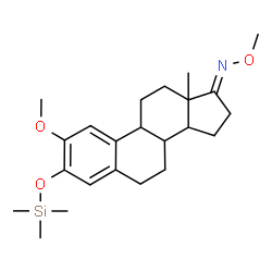 ChemSpider 2D Image | (17E)-N,2-Dimethoxy-3-[(trimethylsilyl)oxy]estra-1(10),2,4-trien-17-imine | C23H35NO3Si
