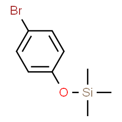 ChemSpider 2D Image | (4-bromophenoxy)trimethylsilane | C9H13BrOSi