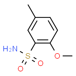 ChemSpider 2D Image | 2-Methoxy-5-methylbenzenesulfonamide | C8H11NO3S
