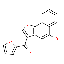 ChemSpider 2D Image | 2-Furyl(5-hydroxynaphtho[1,2-b]furan-3-yl)methanone | C17H10O4