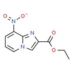ChemSpider 2D Image | Ethyl 8-nitroimidazo[1,2-a]pyridine-2-carboxylate | C10H9N3O4